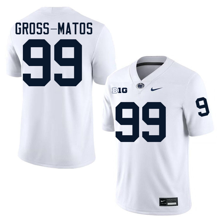 Yetur Gross-Matos Penn State Jersey,PSU Nittany Lions #99 Yetur Gross-Matos Football Uniforms-White